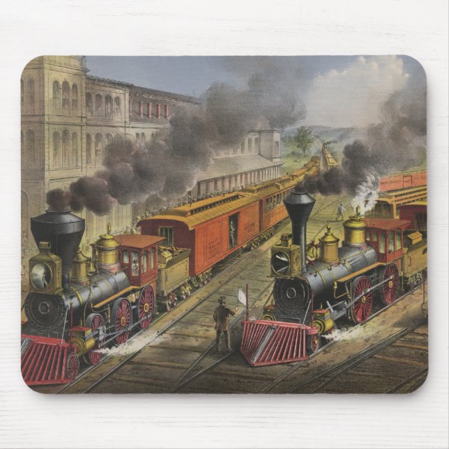 Steam Engines Mouse Pad (Front)