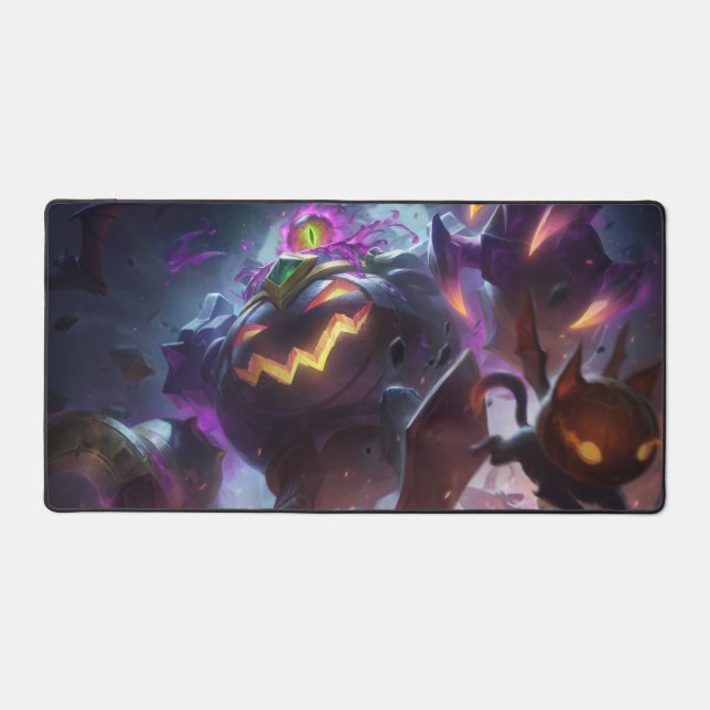 Steam Golem Gaming Desk Mat | Customizable Pad (Front)