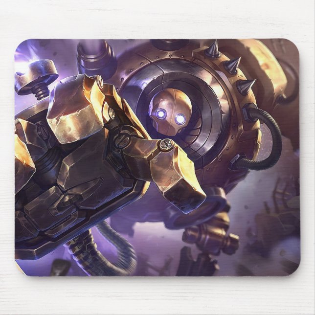 Steam Golem Gaming Mousepad | Customizable pad (Front)