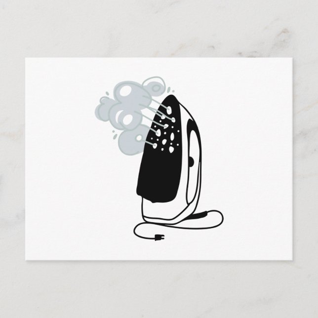 Steam Iron Postcard (Front)