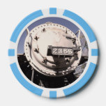 Steam Locomotive 2355 #3 Clay Poker Chips! Poker Chips at Zazzle