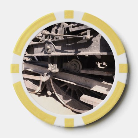 Steam Locomotive 2355 #4 Clay Poker Chips! Poker Chips