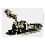 Steam Locomotive Card (Front Horizontal)