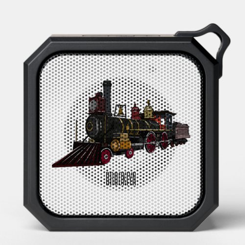 Steam locomotive cartoon illustration  bluetooth speaker