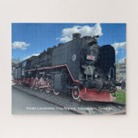 Steam Locomotive, Cluj-Napoca, Romania, on a Jigsaw Puzzle
