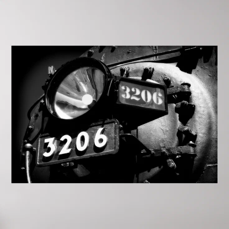 STEAM HEADLAMP POSTER Zazzle