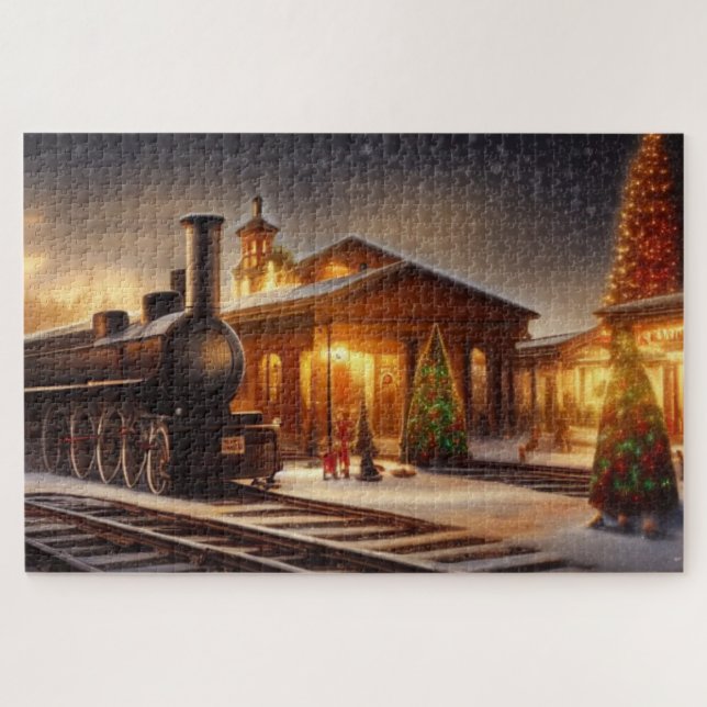 Steam Locomotive Jigsaw Puzzle (Horizontal)