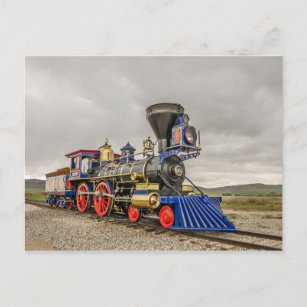 Steam Locomotive Jupiter Postcard