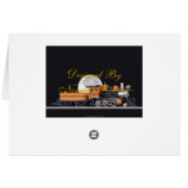 Steam Locomotive Mogul Card (Back Horizontal)