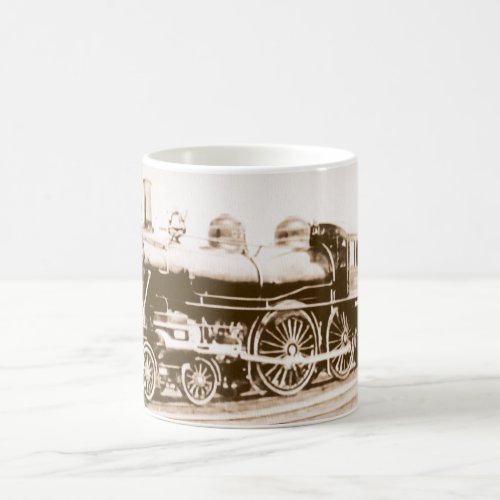 Steam locomotive mug