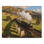 Steam Locomotive on Viaduct Jigsaw Puzzle