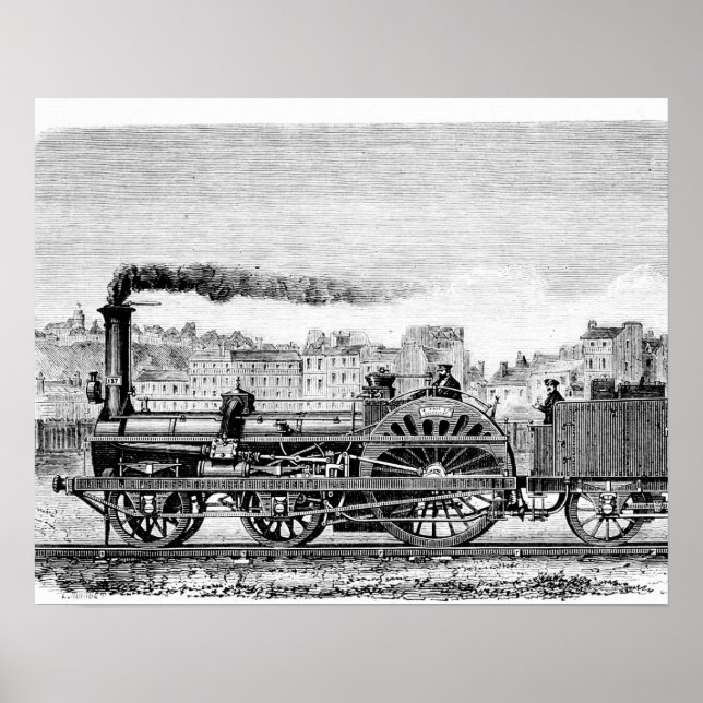 Steam locomotive poster (Front)