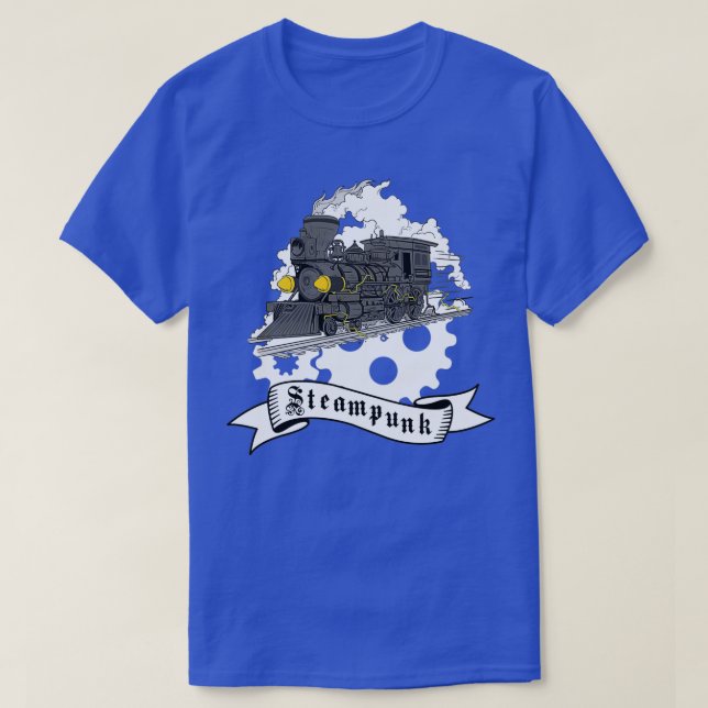 Steam locomotive steampunk T-Shirt (Design Front)