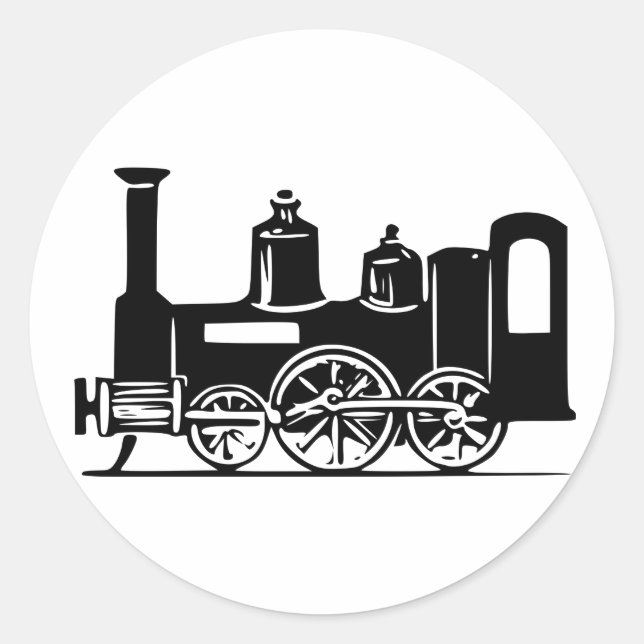 Steam Locomotive Stickers (Front)