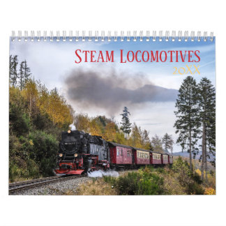 Steam Locomotive Train Calendar