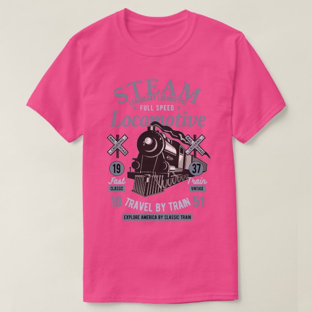 Steam locomotive train driver 1 T-Shirt (Design Front)