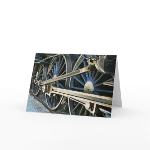 Steam Locomotive Trains Back On Track Get Well Card