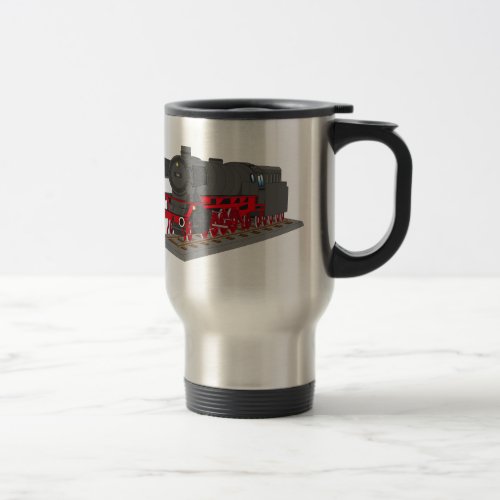 steam locomotive travel mug