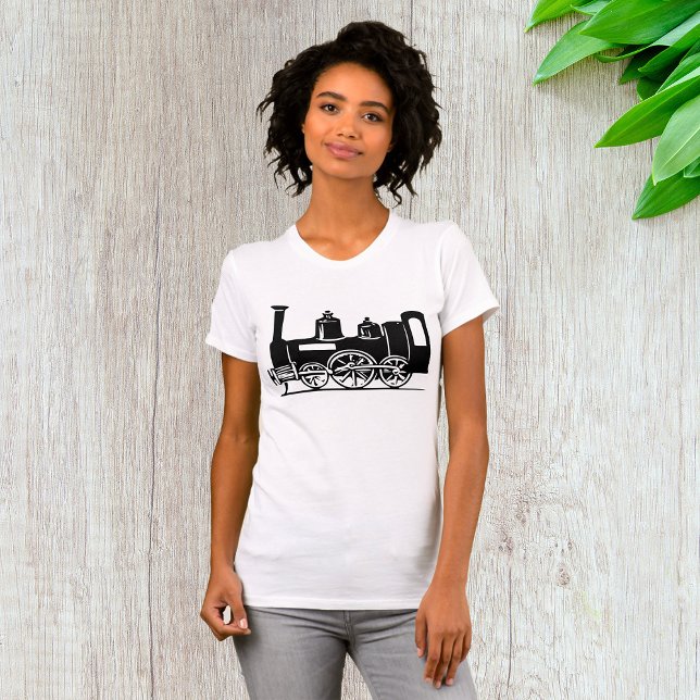 Steam Locomotive Womens T-Shirt (Creator Uploaded)