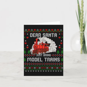 Steam Model Trains Collector Christmas Ugly Xmas S Card