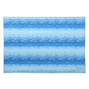 Steam on Calm Blue Water Cloth Placemat