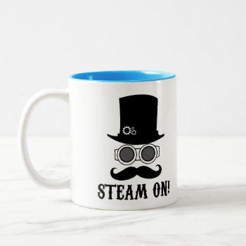 Steam On! Two-tone Coffee Mug by summermixtape at Zazzle