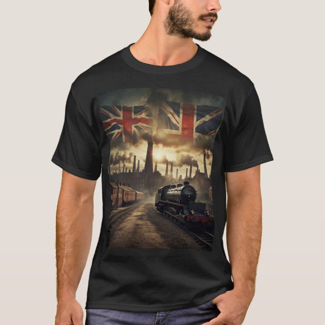 Steam Power: Britain's Industrial Dawn T-Shirt (Front)