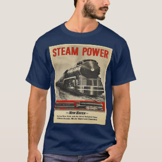 Steam Power Engine Train T-Shirt