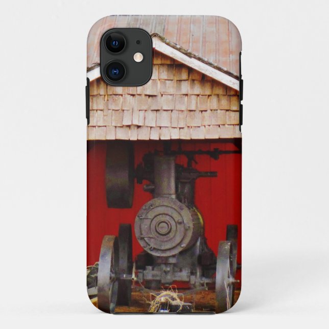 Steam powered Antique Tracter Case-Mate iPhone Case (Back)