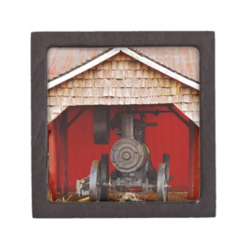 Steam powered Antique Tracter Jewelry Box