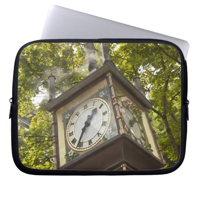 Steam powered clock in the Gastown neighborhood Laptop Sleeve (Front)