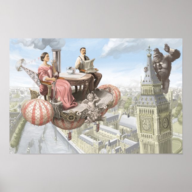 STEAM PUNK AIR VIEW POSTER (Front)