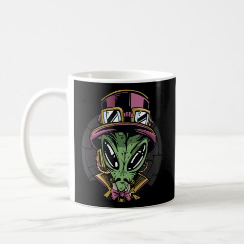 Steam Punk Alien With Hat Animals Steampunk    Coffee Mug