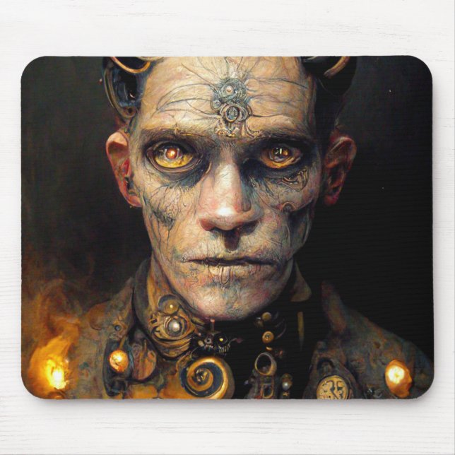 Steam Punk Celestial Demon Mouse Pad (Front)