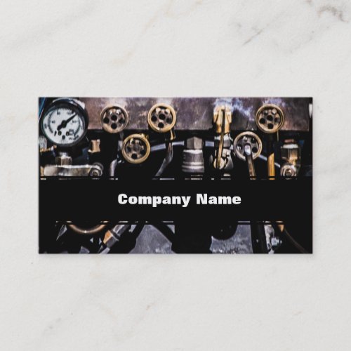 Steam Punk Gears and Gauges Business Card