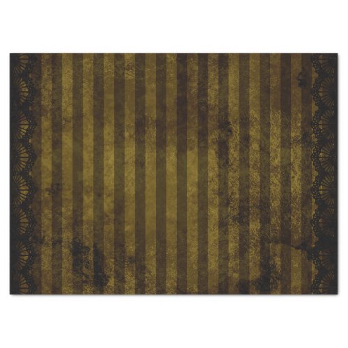 Steam Punk Gears Modern Retro Abstract Pattern Tissue Paper