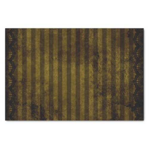 Steam Punk Gears Modern Retro Abstract Pattern Tissue Paper