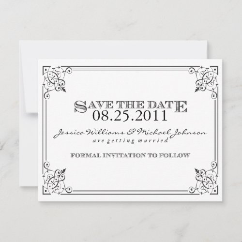 Steam Punk Save the Date