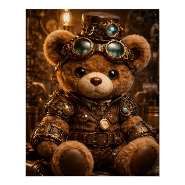 Steam Punk Steve Poster (Front)