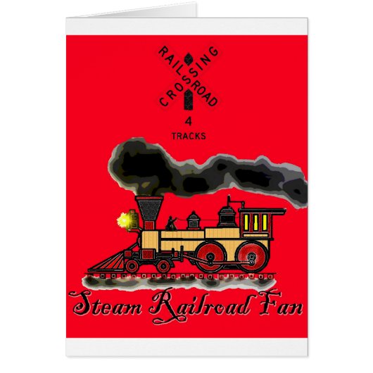 Steam Railroad Fan Cards (Front)
