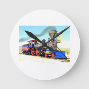 Steam Round Clock