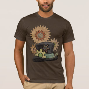 Steam Sass Steampunk Mixed Media T-Shirt