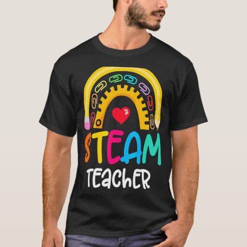 Steam Teacher Squad Team Crew Back To School Stem  T_Shirt