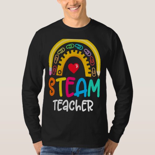 Steam Teacher Squad Team Crew Back To School Stem  T_Shirt