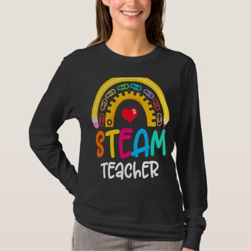Steam Teacher Squad Team Crew Back To School Stem  T_Shirt