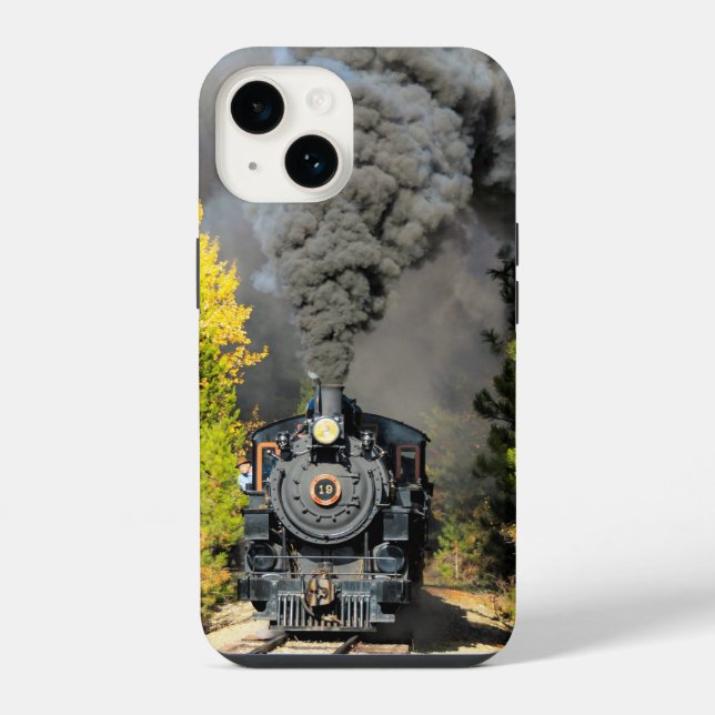 Steam Train 19 Iphone Case (Back)