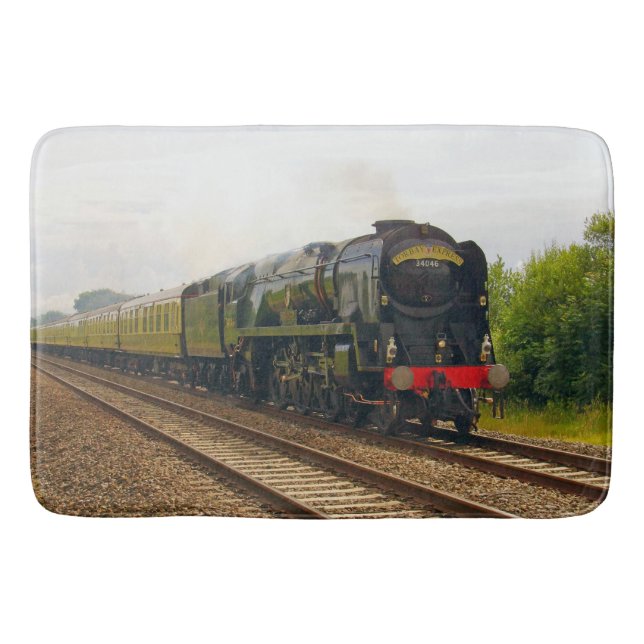 Steam Train 28A-B Image Options Bathroom Mat (Front)
