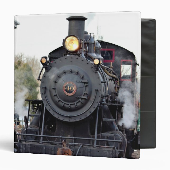 Steam Train 3 Ring Binder (Front/Inside)