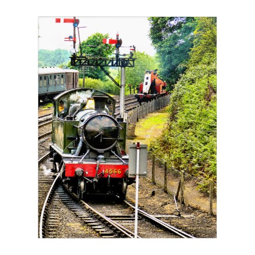 STEAM TRAIN ACRYLIC PRINT