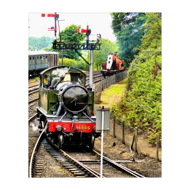 STEAM TRAIN ACRYLIC PRINT (Front)